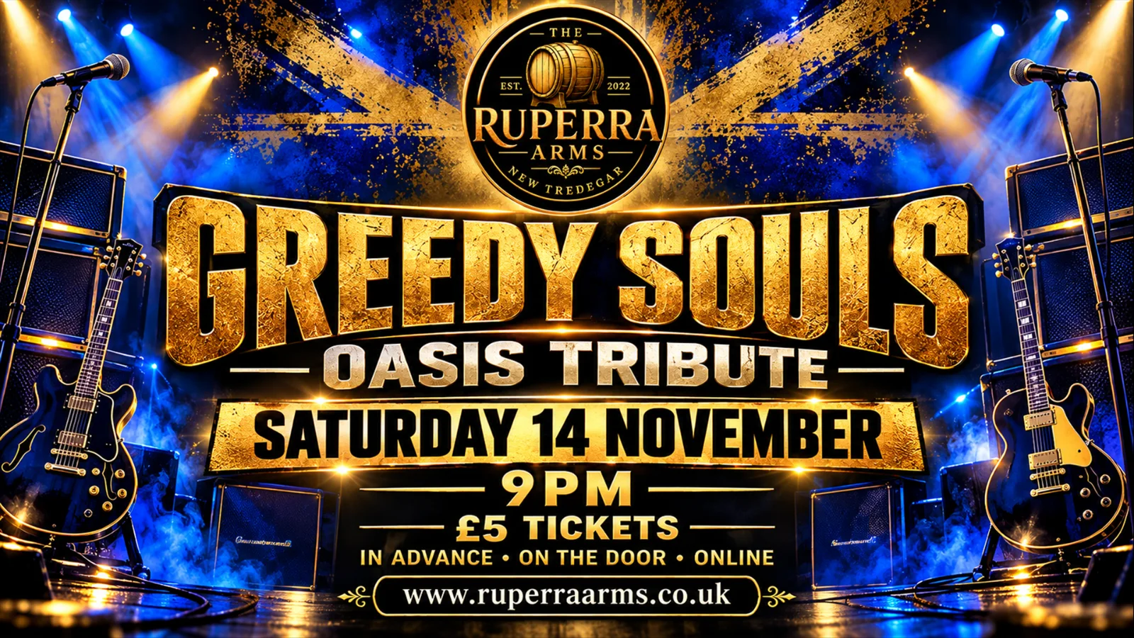 Oasis Tribute event poster